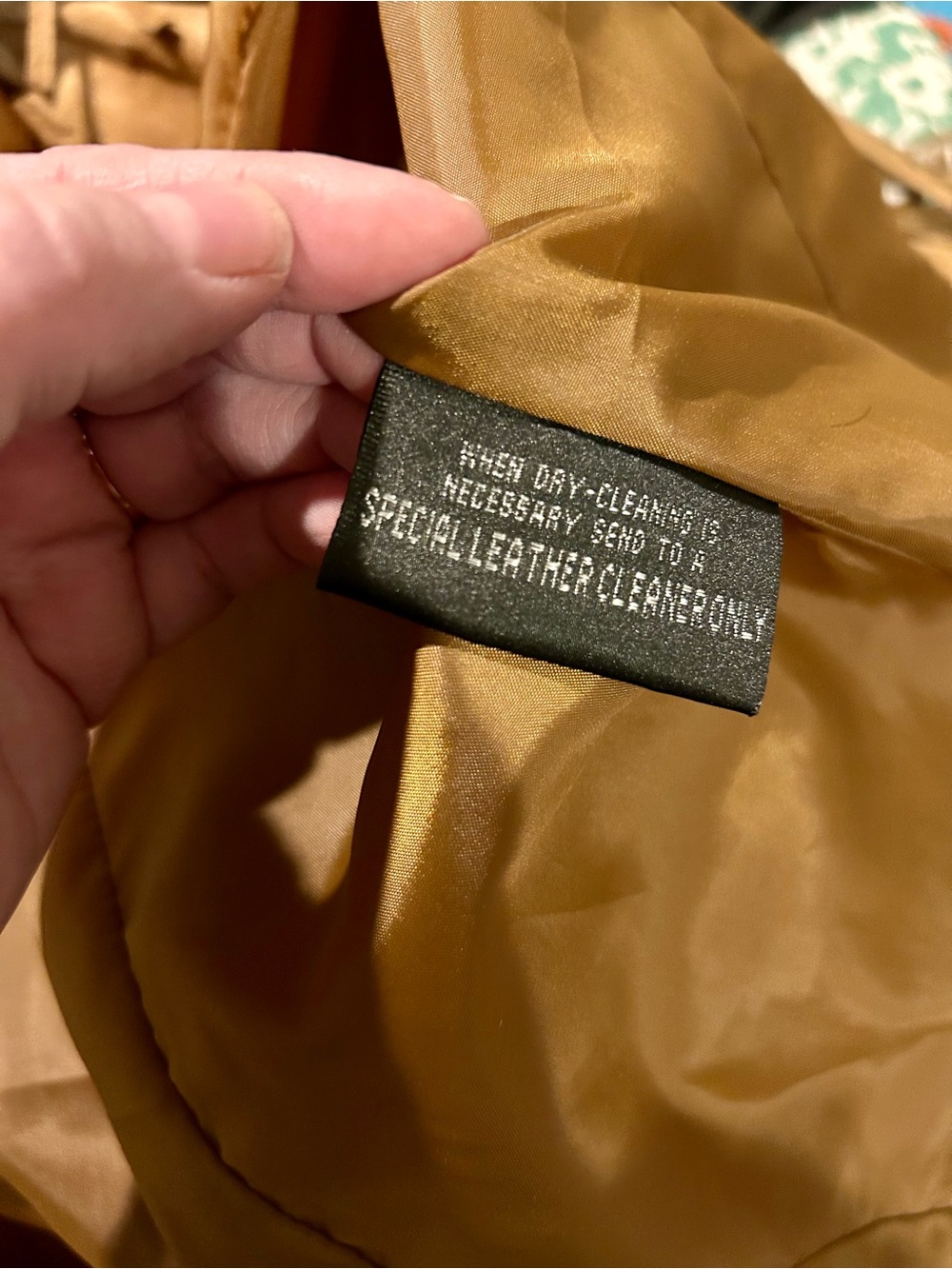 NWOT Wilsons Leather Tan Suede Fringe Trench Coat - Picture 7 of 7